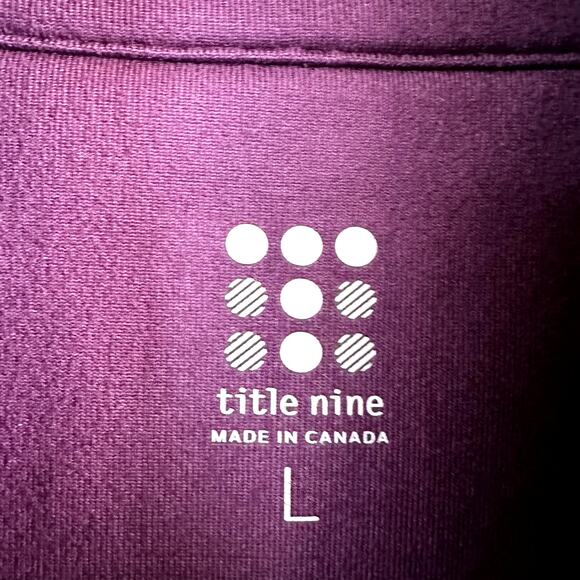 Title Nine Swacket Tunic Wool Sweater Jacket Full Zip Knit Pockets Purple Large - Picture 4 of 5